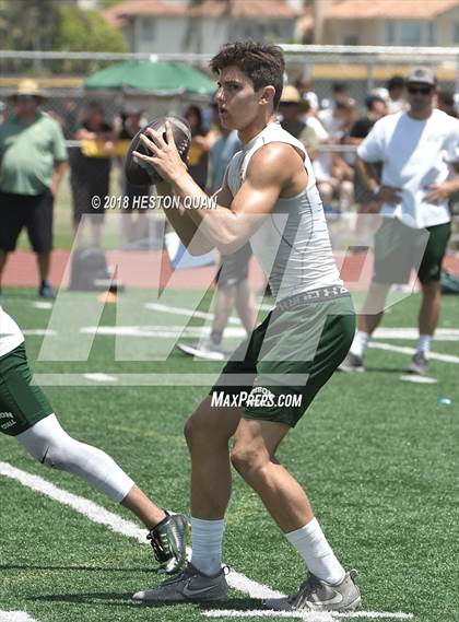 Thumbnail 2 in Orange Lutheran vs. Edison (Battle at the Beach 7-on-7) photogallery.