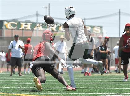 Thumbnail 3 in Orange Lutheran vs. Edison (Battle at the Beach 7-on-7) photogallery.