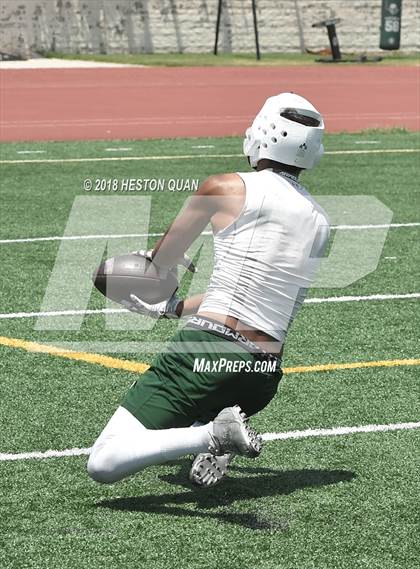Thumbnail 3 in Orange Lutheran vs. Edison (Battle at the Beach 7-on-7) photogallery.