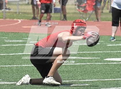 Thumbnail 3 in Orange Lutheran vs. Edison (Battle at the Beach 7-on-7) photogallery.