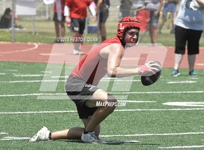 Thumbnail 1 in Orange Lutheran vs. Edison (Battle at the Beach 7-on-7) photogallery.