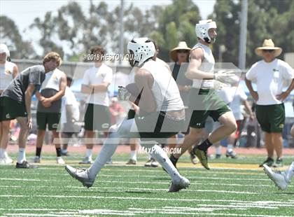 Thumbnail 3 in Orange Lutheran vs. Edison (Battle at the Beach 7-on-7) photogallery.