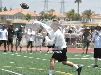 Thumbnail 3 in Orange Lutheran vs. Edison (Battle at the Beach 7-on-7) photogallery.