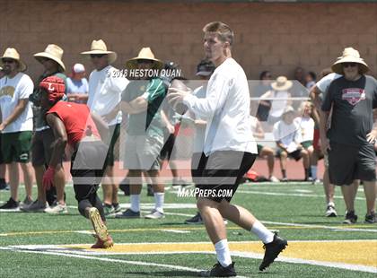 Thumbnail 1 in Orange Lutheran vs. Edison (Battle at the Beach 7-on-7) photogallery.