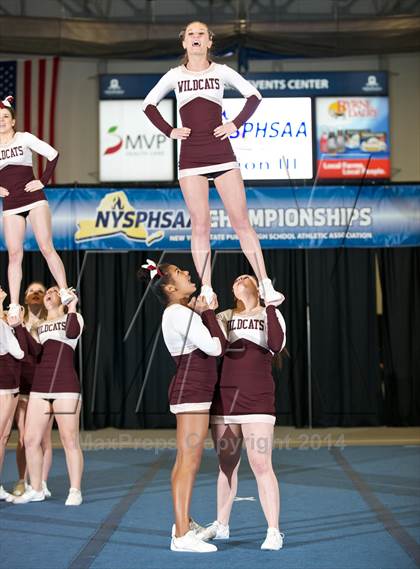 Thumbnail 1 in NYSPHSAA West Cheerleading Championships photogallery.