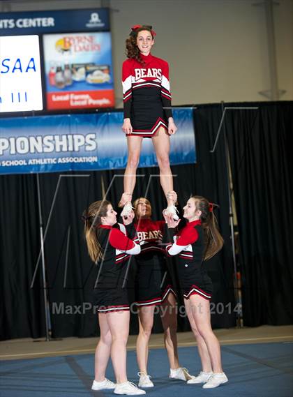 Thumbnail 2 in NYSPHSAA West Cheerleading Championships photogallery.