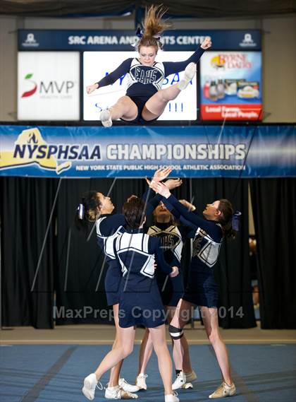 Thumbnail 2 in NYSPHSAA West Cheerleading Championships photogallery.