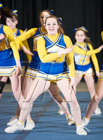 Thumbnail 2 in NYSPHSAA West Cheerleading Championships photogallery.