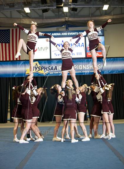 Thumbnail 3 in NYSPHSAA West Cheerleading Championships photogallery.