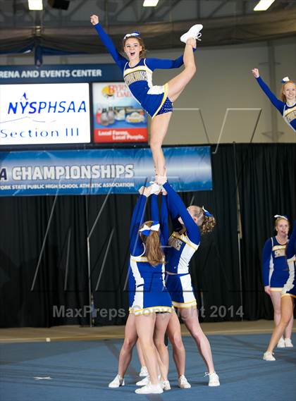 Thumbnail 3 in NYSPHSAA West Cheerleading Championships photogallery.