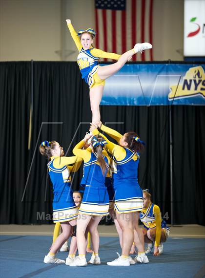 Thumbnail 1 in NYSPHSAA West Cheerleading Championships photogallery.