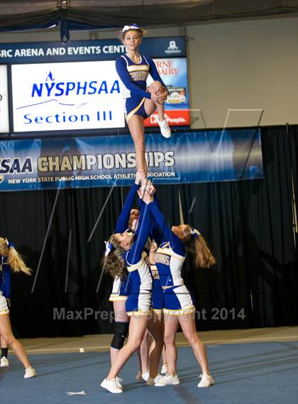 Thumbnail 3 in NYSPHSAA West Cheerleading Championships photogallery.