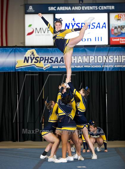 Thumbnail 3 in NYSPHSAA West Cheerleading Championships photogallery.