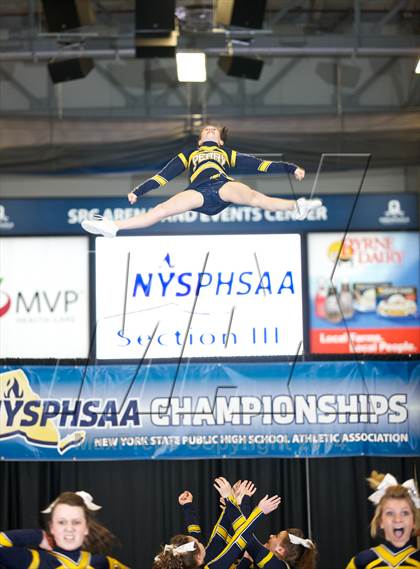 Thumbnail 3 in NYSPHSAA West Cheerleading Championships photogallery.