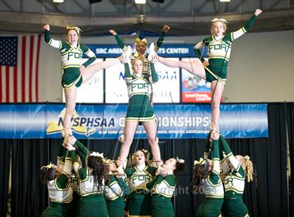 Thumbnail 3 in NYSPHSAA West Cheerleading Championships photogallery.