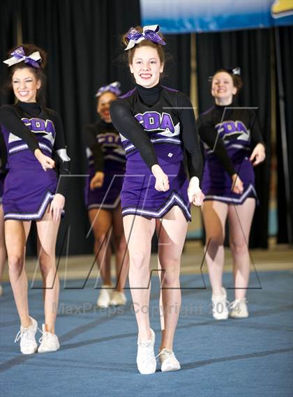 Thumbnail 3 in NYSPHSAA West Cheerleading Championships photogallery.