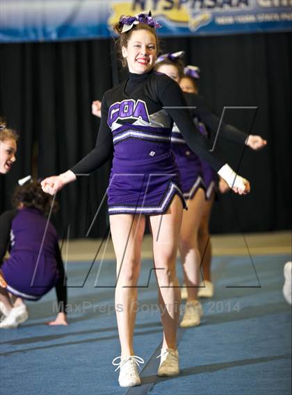 Thumbnail 3 in NYSPHSAA West Cheerleading Championships photogallery.