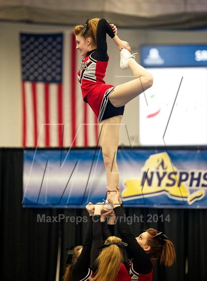 Thumbnail 1 in NYSPHSAA West Cheerleading Championships photogallery.