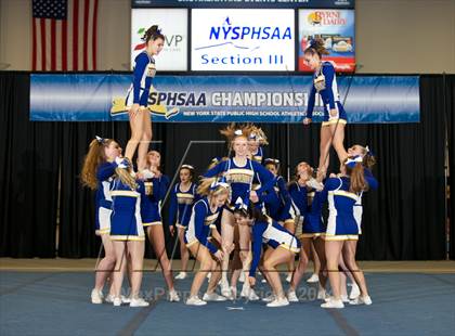 Thumbnail 1 in NYSPHSAA West Cheerleading Championships photogallery.