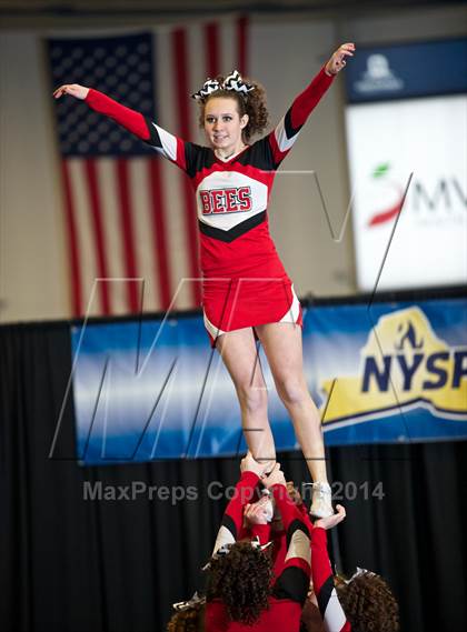 Thumbnail 2 in NYSPHSAA West Cheerleading Championships photogallery.