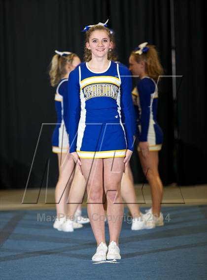 Thumbnail 3 in NYSPHSAA West Cheerleading Championships photogallery.