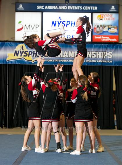 Thumbnail 2 in NYSPHSAA West Cheerleading Championships photogallery.