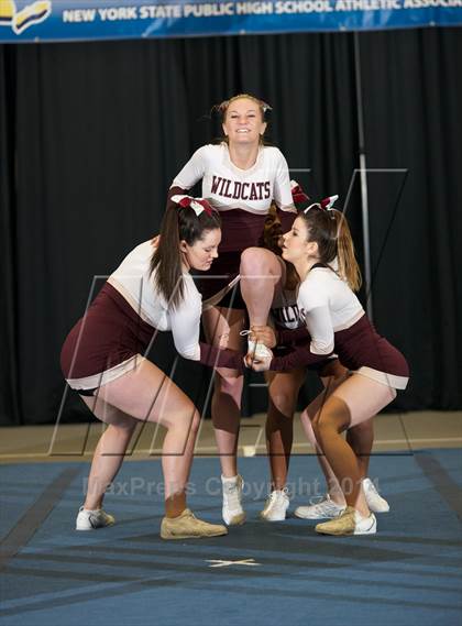 Thumbnail 3 in NYSPHSAA West Cheerleading Championships photogallery.