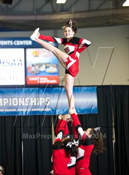 Thumbnail 1 in NYSPHSAA West Cheerleading Championships photogallery.