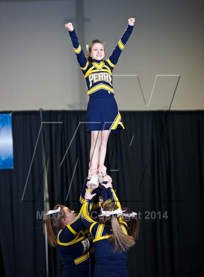 Thumbnail 3 in NYSPHSAA West Cheerleading Championships photogallery.