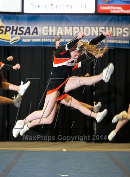 Thumbnail 1 in NYSPHSAA West Cheerleading Championships photogallery.