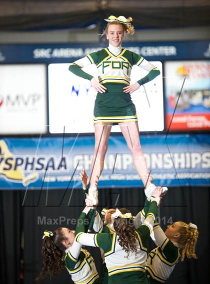 Thumbnail 2 in NYSPHSAA West Cheerleading Championships photogallery.