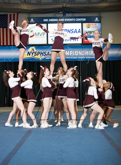 Thumbnail 3 in NYSPHSAA West Cheerleading Championships photogallery.