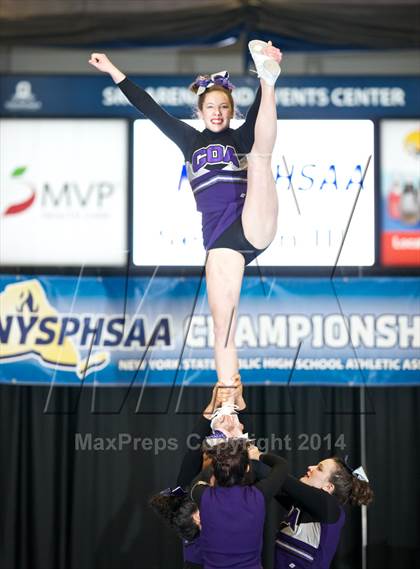 Thumbnail 1 in NYSPHSAA West Cheerleading Championships photogallery.