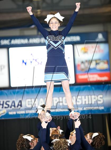 Thumbnail 3 in NYSPHSAA West Cheerleading Championships photogallery.