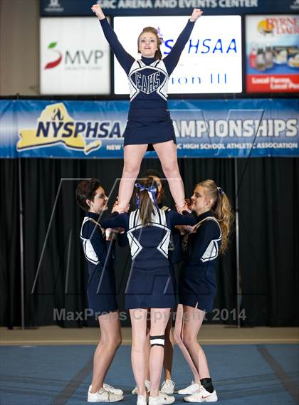Thumbnail 1 in NYSPHSAA West Cheerleading Championships photogallery.
