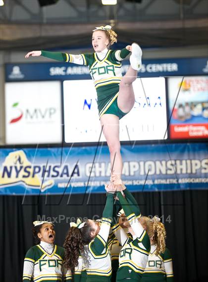 Thumbnail 2 in NYSPHSAA West Cheerleading Championships photogallery.