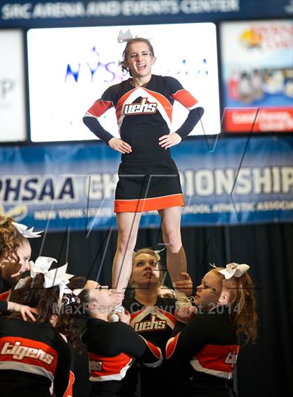 Thumbnail 3 in NYSPHSAA West Cheerleading Championships photogallery.