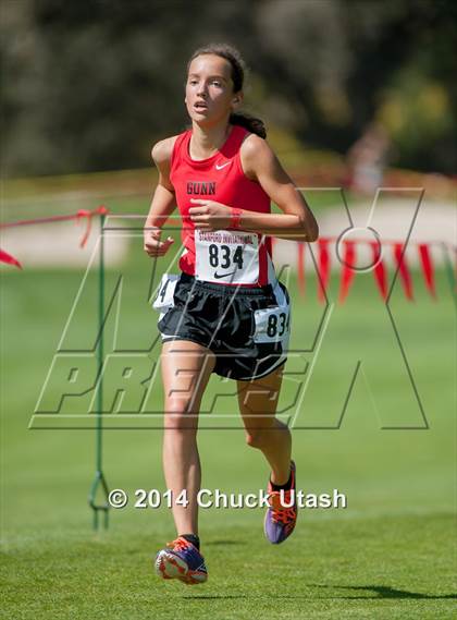 Thumbnail 2 in Stanford Invitational Girls 5K Division 1 Race photogallery.