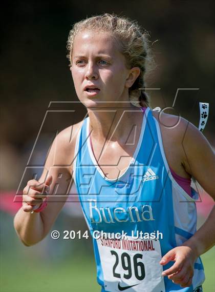 Thumbnail 2 in Stanford Invitational Girls 5K Division 1 Race photogallery.