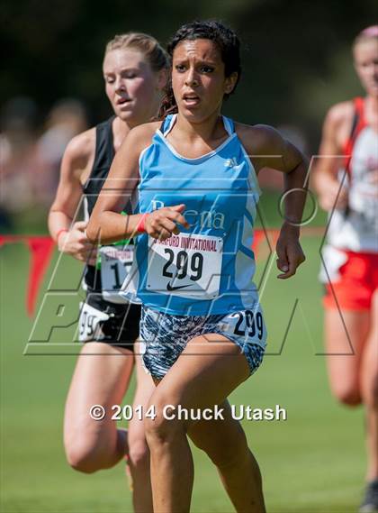 Thumbnail 3 in Stanford Invitational Girls 5K Division 1 Race photogallery.