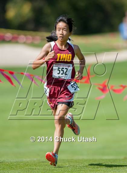 Thumbnail 3 in Stanford Invitational Girls 5K Division 1 Race photogallery.