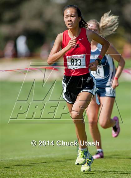Thumbnail 3 in Stanford Invitational Girls 5K Division 1 Race photogallery.