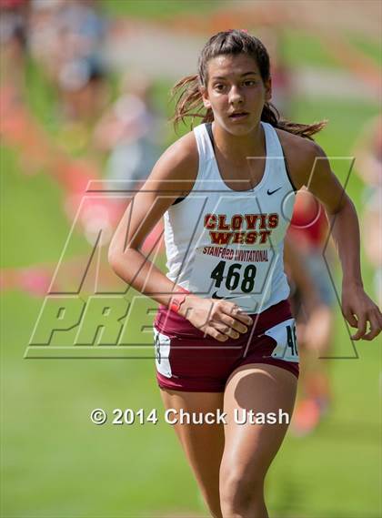 Thumbnail 2 in Stanford Invitational Girls 5K Division 1 Race photogallery.