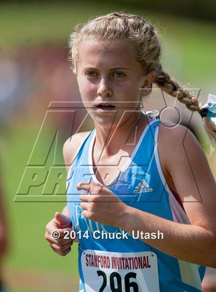 Thumbnail 3 in Stanford Invitational Girls 5K Division 1 Race photogallery.