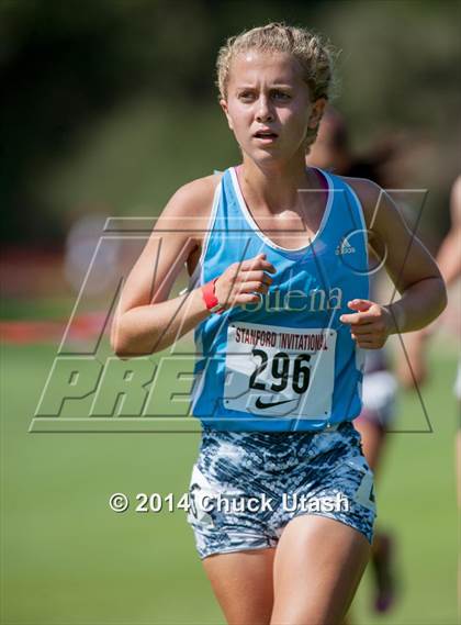 Thumbnail 3 in Stanford Invitational Girls 5K Division 1 Race photogallery.
