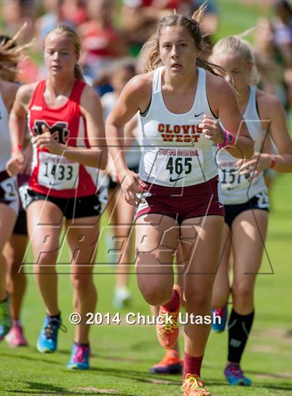 Thumbnail 2 in Stanford Invitational Girls 5K Division 1 Race photogallery.