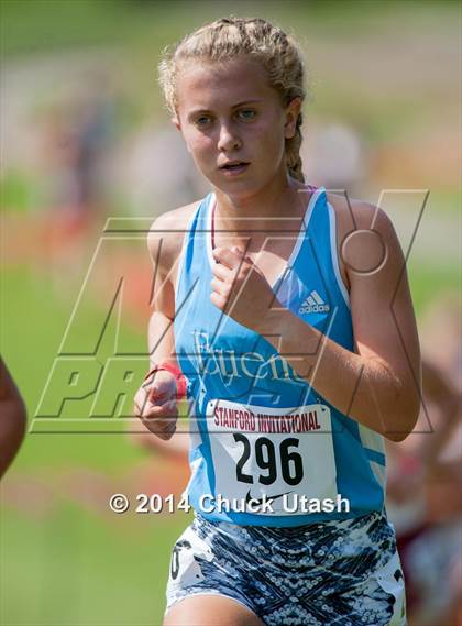 Thumbnail 2 in Stanford Invitational Girls 5K Division 1 Race photogallery.