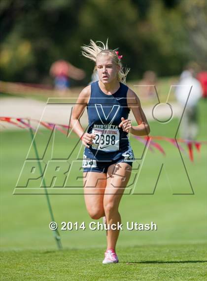 Thumbnail 2 in Stanford Invitational Girls 5K Division 1 Race photogallery.