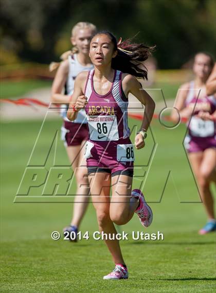 Thumbnail 2 in Stanford Invitational Girls 5K Division 1 Race photogallery.