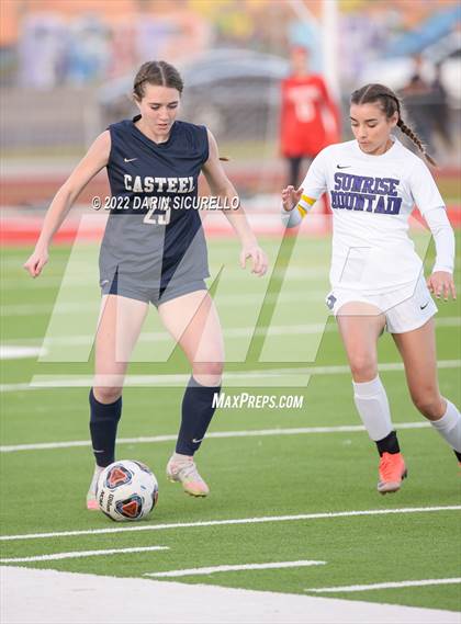 Thumbnail 2 in Sunrise Mountain vs Casteel (AIA 5A Finals) photogallery.